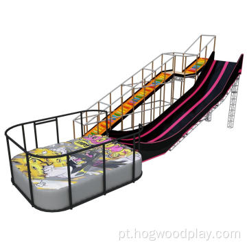 Slides de donut de playground interno para se divertir